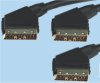 SCART to 2 SCART Gold lead